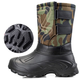 Nepromokavé boty do deště a sněhu s teplou podšívkou pro muže