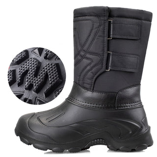 Nepromokavé boty do deště a sněhu s teplou podšívkou pro muže