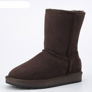 Botas cálidas de invierno en ante