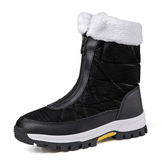 Après-ski imperméables et antidérapantes en peluche épaisse pour femme