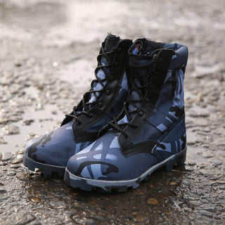 Herren-Jagdstiefel mit Tarnmuster