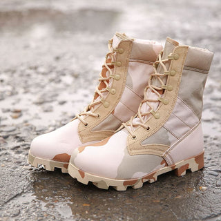 Herren-Jagdstiefel mit Tarnmuster