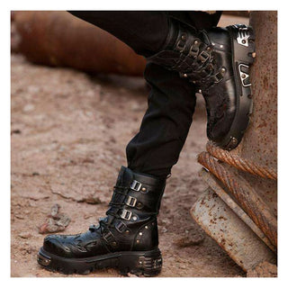 Gothic platform boots for men