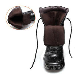Gothic platform boots for men