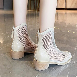 Botines de verano en mesh