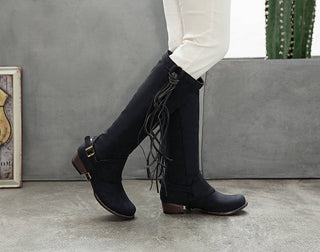 Stivali da equitazione da donna con frange