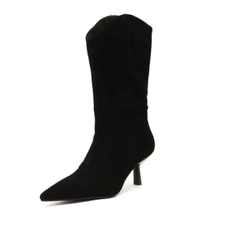 Botas de vaquero con pequeños tacones de aguja