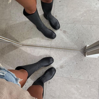 Thick-soled high boots for women