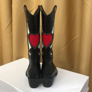 Botas cowboy corazón