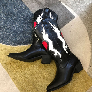 Botas cowboy corazón