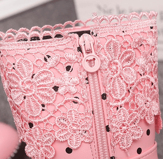 Rózsaszín esőcsizmák kislányoknak