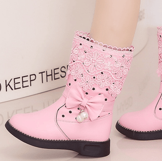 Rózsaszín esőcsizmák kislányoknak