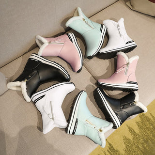 Tjocka och fodrade snöboots för kvinnor