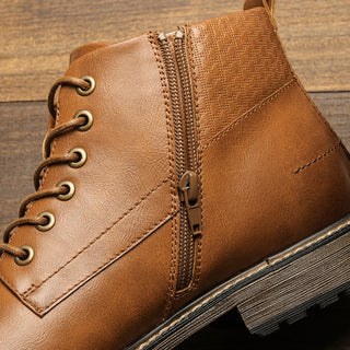 Britische Herren-Ankle-Boots aus Leder