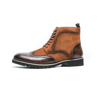 Botas para hombre bimaterial estilo británico