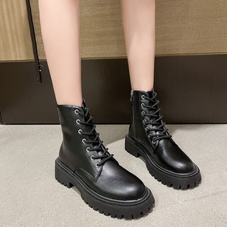 Women's mid-high platform boots