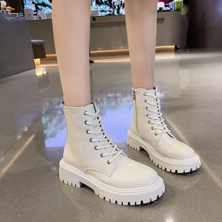 Women's mid-high platform boots