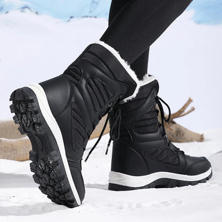 Botte de neige femme imperméable chaude et confortable