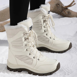 Botte de neige femme imperméable chaude et confortable