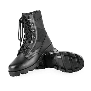 Stivali militari neri traspiranti da uomo