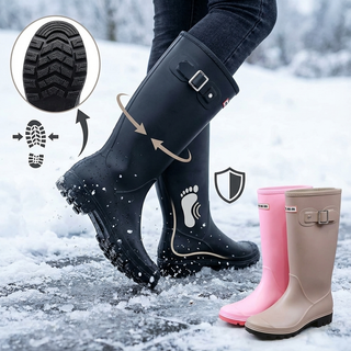 Bottes antiderapantes et durables - icones caracteristiques