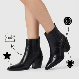 Bottes western - Caracteristiques principales