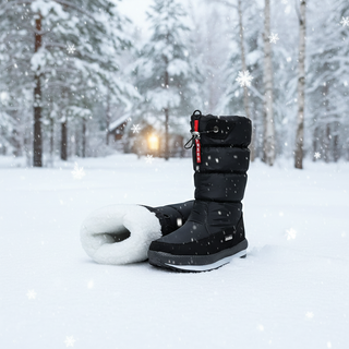 Botte de neige femme plateforme fourrée imperméable hiver
