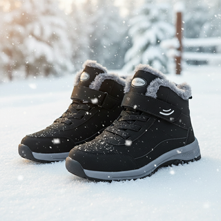 Botte de neige femme chaude imperméable fourrée