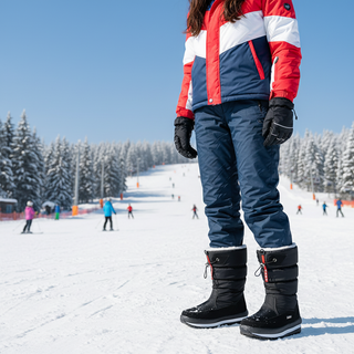 Botte de neige femme plateforme fourrée imperméable hiver