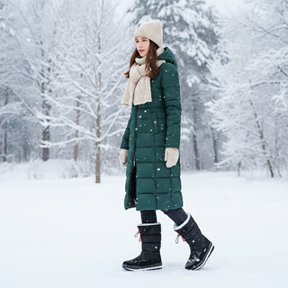 Botte de neige femme plateforme fourrée imperméable hiver